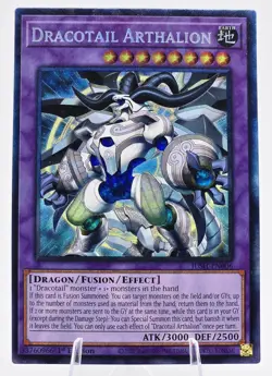 Dracotail Arthalion - JUSH-EN006 - Collector's Rare - 1st Ed - NM - Yu-Gi-Oh - Image 1