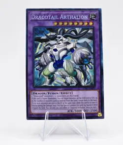 Dracotail Arthalion - JUSH-EN006 - Collector's Rare - 1st Ed - NM - Yu-Gi-Oh - Image 2