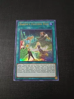 Yugioh Harpie's Feather Rest LED4-EN004 Ultra Rare 1st Ed NM - Image 1