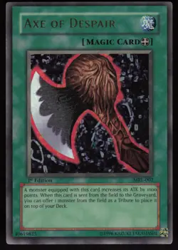 Axe of Despair MRL-002 Ultra Rare Magic Ruler 1st Edition Yu-Gi-Oh - Image 1