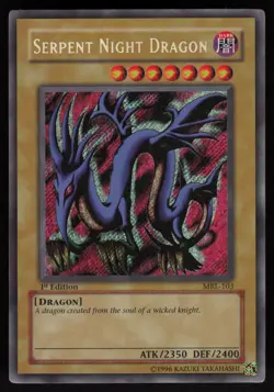 Serpent Night Dragon MRL-103 Secret Rare Magic Ruler 1st Edition Yu-Gi-Oh - Image 1