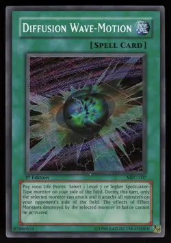Diffusion Wave-Motion MFC-107 Secret Rare Magician's Force 1st Edition Yu-Gi-Oh - Image 1