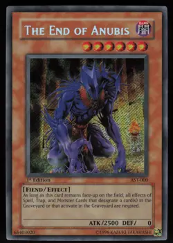 The End of Anubis AST-000 Secret Rare Ancient Sanctuary 1st Edition Yu-Gi-Oh - Image 1