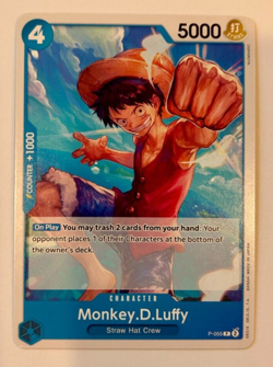 One Piece Card Game PRB01 The Best - Monkey D Luffy P-055 ENG - Image 3