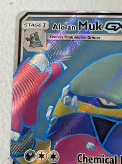 Alolan Muk GX 138/147 SM Burning Shadows Ultra Rare Full Art Pokemon Card TCG - Image 4