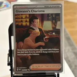 Giovanni’s Charisma 151 Special Illustration Rare Trainer Card 204/165 - Image 1