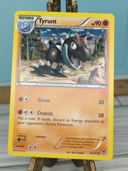 Pokemon Tyrunt 61/111 XY - Furious Fists Reverse Holo - Trading Card TCG - Image 1