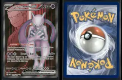 ✰ TEAM ROCKET'S MEWTWO EX 213/182 ULTRA RARE DESTINED RIVALS POKEMON ✰ NM/M - Image 1