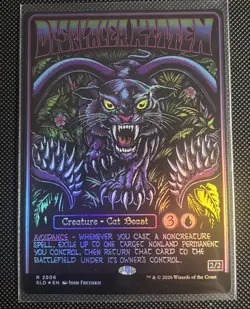 Displacer Kitten FOIL MTG D&D Roll for Initiative Secret Lair NM - Image 1