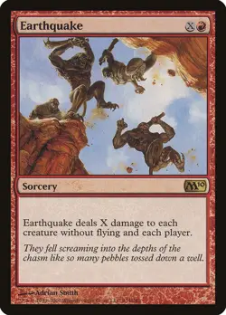 Earthquake Magic 2010 / M10 NM Red Rare MAGIC THE GATHERING MTG CARD ABUGames - Image 1
