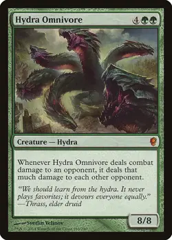 Hydra Omnivore Conspiracy NM Green Mythic Rare MAGIC GATHERING CARD ABUGames - Image 1