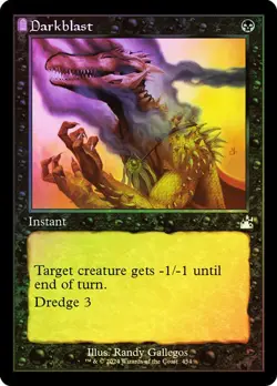 Magic The Gathering MTG DARKBLAST RETRO FRAME FOIL Ravnica Remastered NM - Image 1