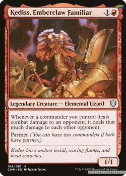 Kediss, Emberclaw Familiar [CMR - 188] - NM [Foil] TCG MTG - Image 1