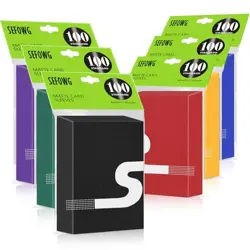 600 PCS Card Sleeves for MTG, TCG, 6 Colors Matte Card Sleeves Magic, Magic Card - Image 1