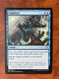 Snapback MTG Magic the Gathering Card NM Near Mint TSR - Image 1