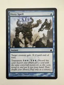 Dizzy Spell MTG Magic the Gathering Card NM Near Mint RAV - Image 1