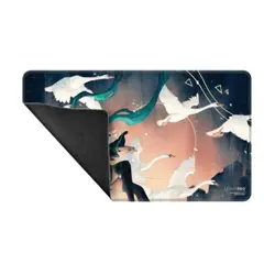 Ultra Pro Magic MTG Secret Lair Hatsune Miku Stitched Edge Playmat Winter Swan S - Image 2