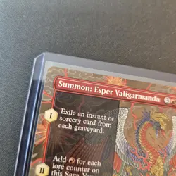 MTG Summon: Esper Valigarmanda 198 Borderless Regular Rare Final Fantasy FIN - Image 3