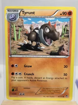 Tyrunt Normal 61/111 Pokemon XY - Furious Fists Pokemon Card - Image 1