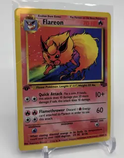 Pokemon 1st Edition Rare Flareon Jungle Set 19/64 - Image 1