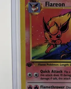 Pokemon 1st Edition Rare Flareon Jungle Set 19/64 - Image 2