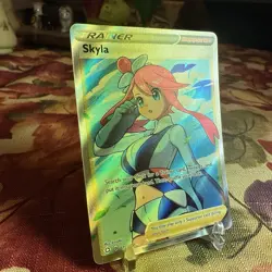 Pokemon Skyla Full Art Trainer Ultra Rare Shining Fates 72/72 NM Pack fresh - Image 2