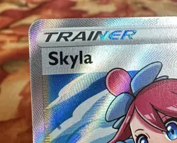 Pokemon Skyla Full Art Trainer Ultra Rare Shining Fates 72/72 NM Pack fresh - Image 4
