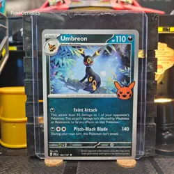 Umbreon Trick or Trade Obsidian Flames Pokemon TCG 130/197 Scarlet & Violet SV03 - Image 1