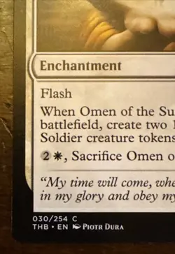 MTG Omen of the Sun #030/254 Theros Beyond Death Common THB NM/M - Image 5