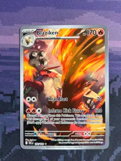Blaziken 192/182 Pokemon Destined Rivals Illustration Rare Near Mint - Image 1