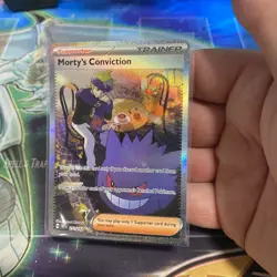 Pokemon TCG Trainer Morty's Conviction SIR 211/162 Temporal Forces Near Mint - Image 2