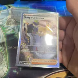 Pokemon TCG Trainer Morty's Conviction SIR 211/162 Temporal Forces Near Mint - Image 4