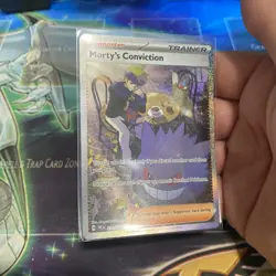 Pokemon TCG Trainer Morty's Conviction SIR 211/162 Temporal Forces Near Mint - Image 5