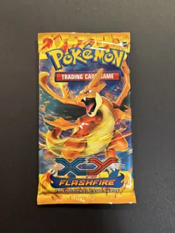 Pokemon XY Flashfire Booster Pack Mega Charizard Y Artwork, Sealed - Image 1