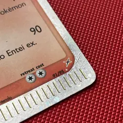 Entei ex - 91/95 - Pokemon Ex Team Magma vs. Aqua Ultra Rare - Damaged - Image 4