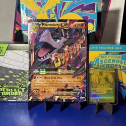 Mega M Aerodactyl EX XY98 XY Black Star Promo Holo Pokemon LP 2016 - Image 1