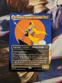 MTG EOE Syr Vondam, Sunstar Exemplar Borderless NM - Image 1