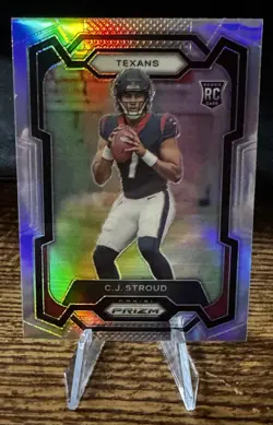 2023 Panini Prizm CJ Stroud Silver Prizm Rookie RC #339 Houston Texans - Image 1