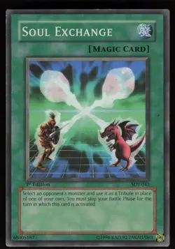 Soul Exchange SDY-041 Super Rare Starter Deck: Yugi 1st Edition Yu-Gi-Oh - Image 1