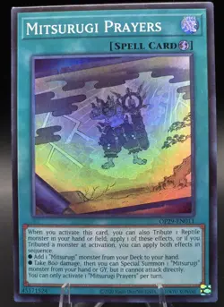 Mitsurugi Prayers - OP29-EN011 - Super Rare - NM - Yu-Gi-Oh - Image 1