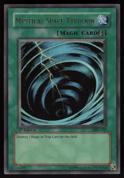 Mystical Space Typhoon MRL-047 Ultra Rare Magic Ruler 1st Edition Yu-Gi-Oh - Image 1