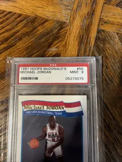 Michael Jordan 1991 Hoops Mcdonald’s PSA 9 - Image 2