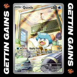 Quaxly - 206/193 - Illustration Rare - Paldea Evolved - Pokemon Card - NM/M - Image 1