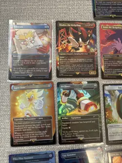 MtG Secret Lair x SONIC: Complete FOIL Set With 2x Master Emerald’s - Image 2