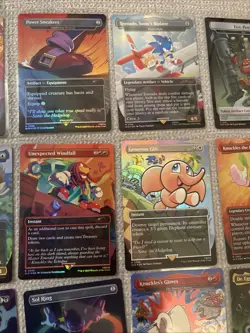 MtG Secret Lair x SONIC: Complete FOIL Set With 2x Master Emerald’s - Image 4