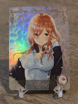 Goddess Story - Miku Nakano - NS-2M06-049 - Anime Waifu SR Trading Card - Image 1