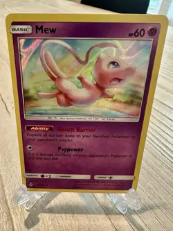 Pokemon Card Mew Unbroken Bonds 76/214 Holo Rare - Image 1