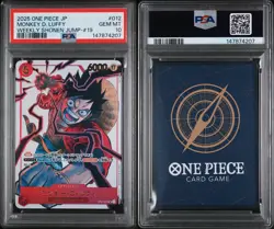 PSA 10 Monkey D Luffy ST01-012 Weekly Shonen Jump Promo 2025 One Piece Card JP - Image 3