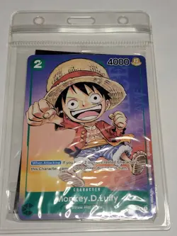 Monkey.D.Luffy (Anime Expo 2023) P-037 One Piece Promotion Card Regular Non-foil - Image 1