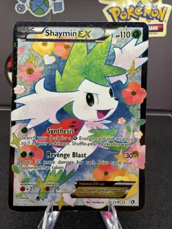 Pokemon TCG Shaymin-EX Full Art Ultra Rare Card RC21/RC25 - Image 1